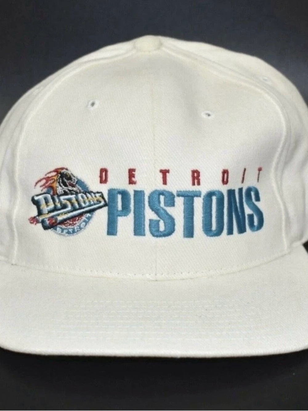 Vintage Detroit Pistons Embroidered Hat
